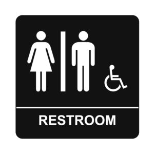 Restroom Signs (Plastic)