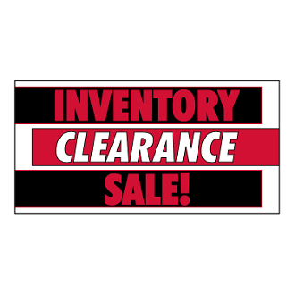 2'x4' Clearance Sale - Vinyl Banner Sign - Discount, Out of Business,  Special